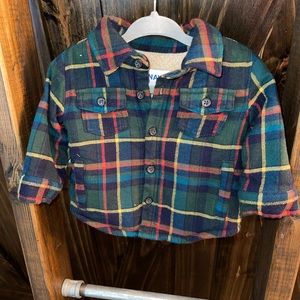 Sherpa lined flannel